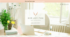 Desktop Screenshot of kimjoyfox.com